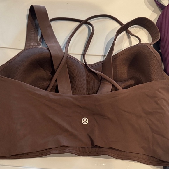 lululemon athletica Brown, Purple, and Blue Bras - Picture 2 of 5